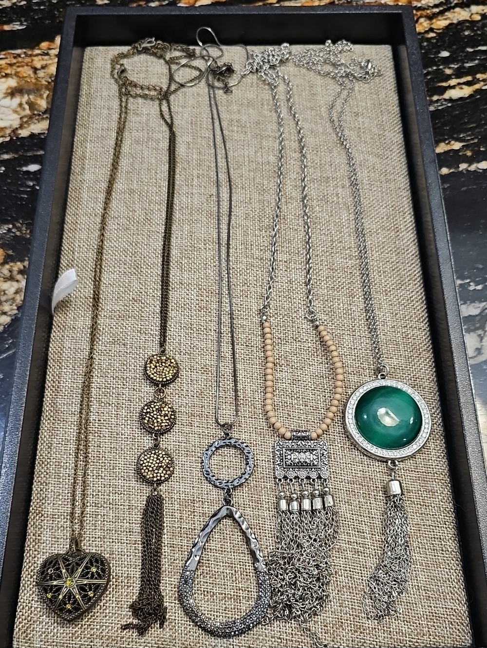 Boho 5pc Necklace Lot